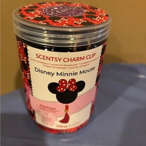 Scentsy Disney Minnie Mouse Charm Clip - Black and Red